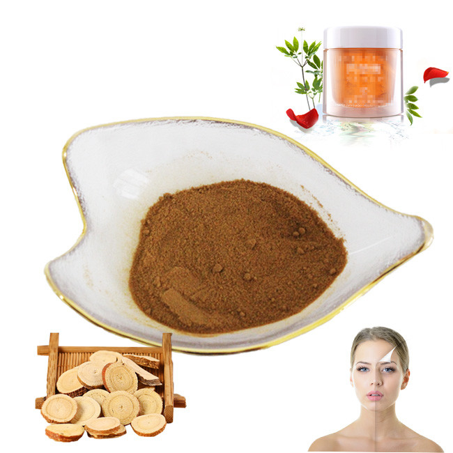 Brown Powder 40% Licorice Root Extract Glabridin For Skin Care Products