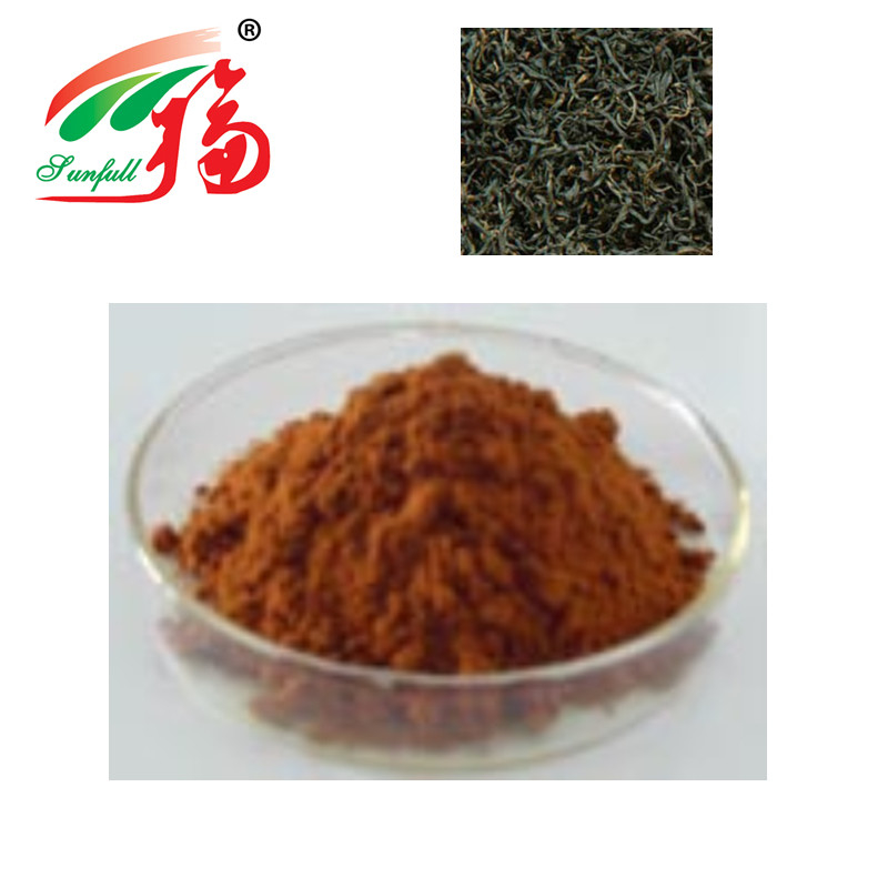 Natural Black Tea Extract 40% Theaflavins For Intermediate Of The Medicine