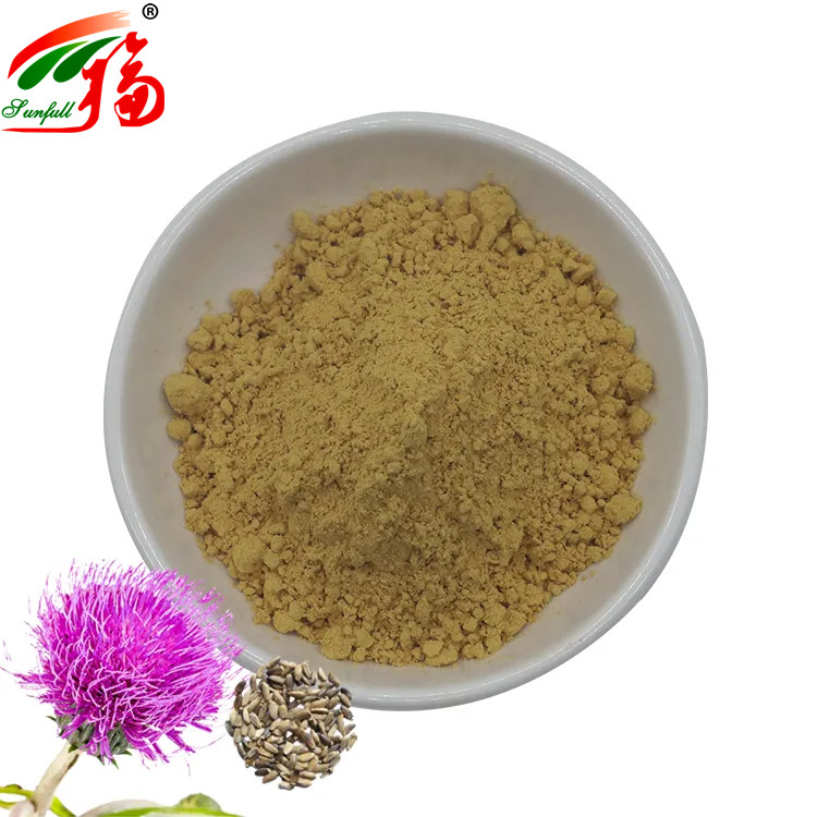 Milk Thistle Extract 80% Silymarin Herbal Plant Extract With Antioxidation
