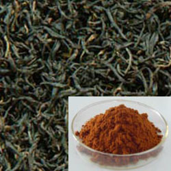 Instant Black Tea Powder,Rich black tea aroma with amber-colored liquid.