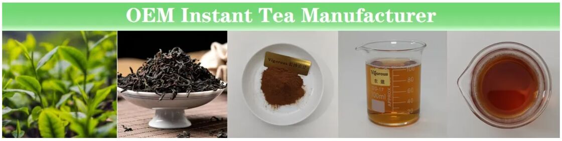 Best Price Good Solubility Free Sample Cold Soluble Tea Powder for Beverage Instant Green Tea/Black Tea/Dark Tea/Oolong Tea/ Black Tea Extract Powder