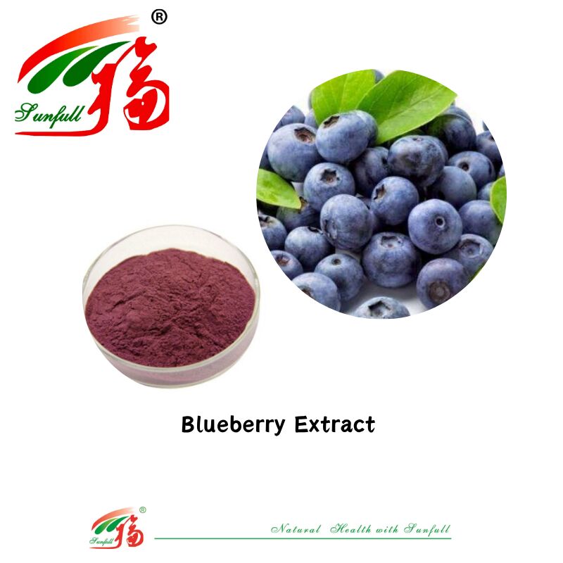 Hunan Sunfull Factory Supply High Quality Natural Antioxidants Anthocyanins 1%-25% Billberry/Elderberry/Acai Berry/Blackcurrant/Blueberry Extract