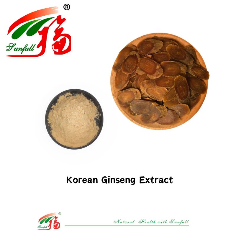 Sunfull Manufacturer Free Sample Traditional Chinese Medicine Organic HPLC 10% 80% Ginsenosides American Ginseng /Korean Ginseng Extract / Panax Ginseng Extract
