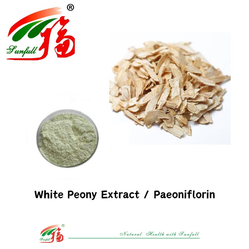Free Sample Antioxidant Raw Materials Cosmetic Whitening Plant White Peony Powder Peony Root Extract 10%-50% Paeoniflorin