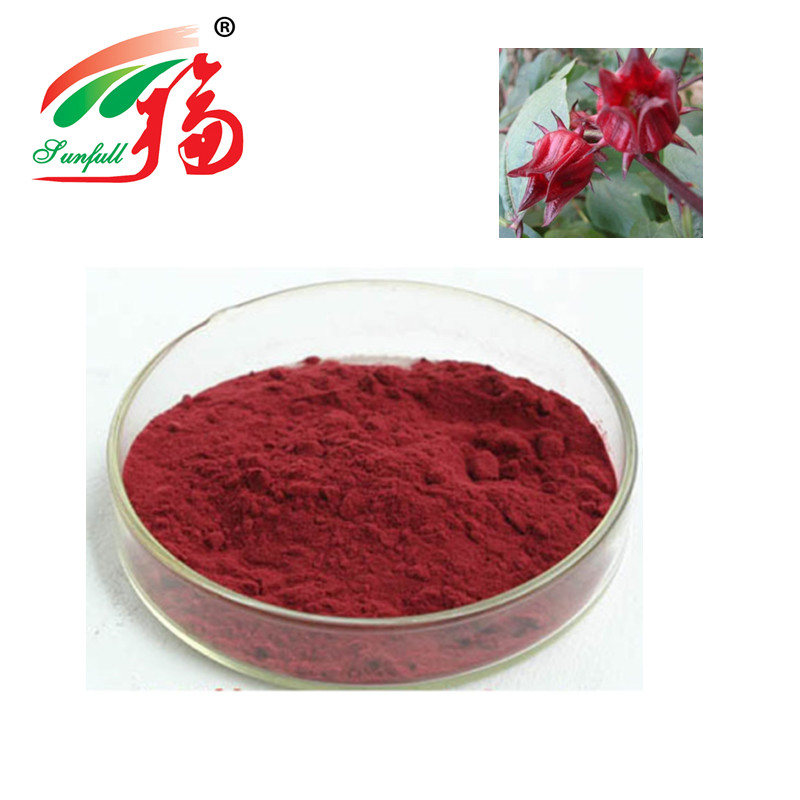 5% Anthocyanidins Hibiscus Flower Extract Powder Beverage Anthocyanins Supplement Powder