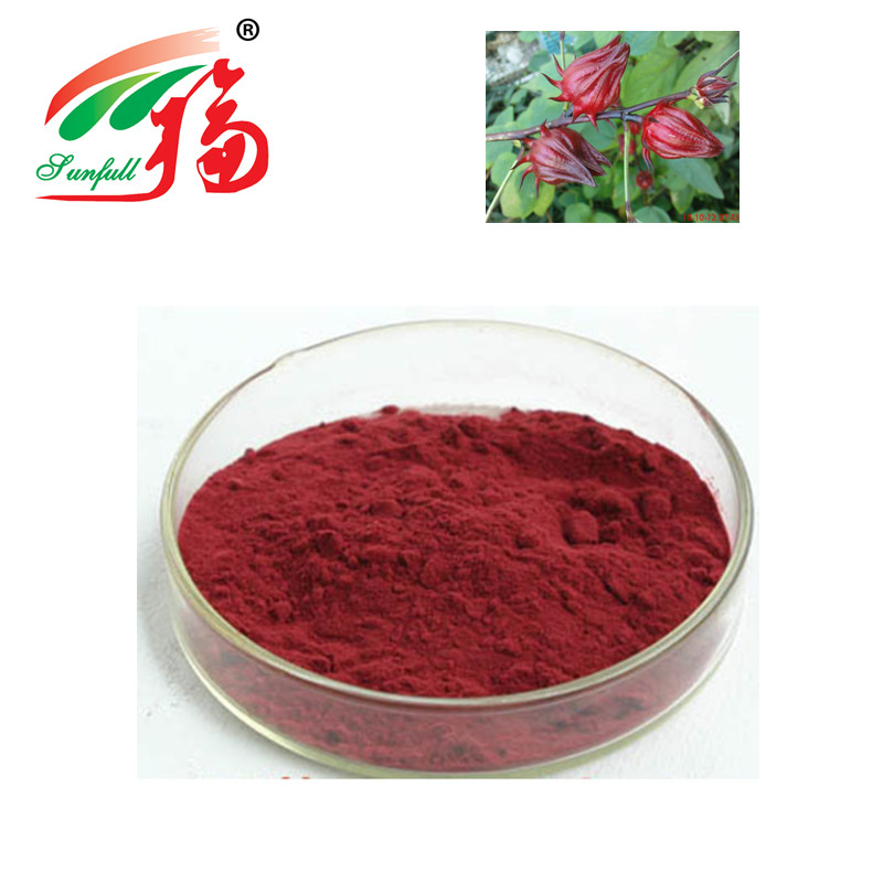 Anthocyanin Hibiscus Sabdariffa Flower Extract Supplement For Cosmetics Ingredients