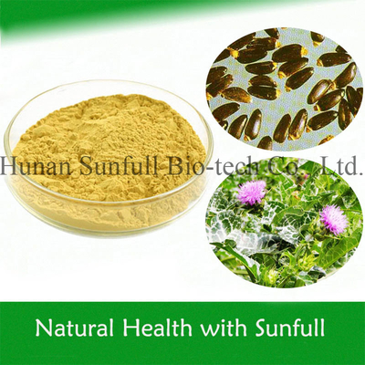 100% Natural Silymarin Silybin Isosilybin Milk Thistle Extract for Liver Health