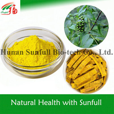 Berberine Hydrochloride 97% 98% Yellow Crystalline Powder with Antibacterial and Anti-inflammatory Properties from Phellodendron chinense Extract