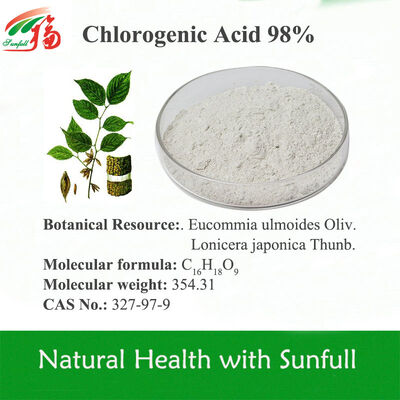 Natural Antioxidant High Purity Eucommia Ulmoides Leaf Extract Chlorogenic Acid 98% Purity